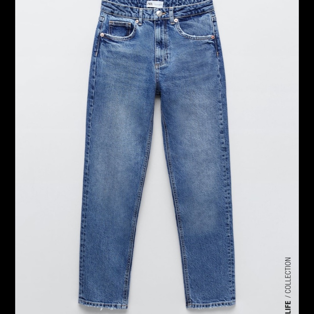 Zara Slim Fit Hi-Rise Jeans